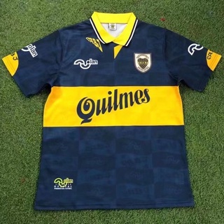 เสื้อกีฬาแขนสั้น ลายทีมชาติฟุตบอล Boca S-XXL 95-97 ชุดเหย้า AAA คุณภาพสูง