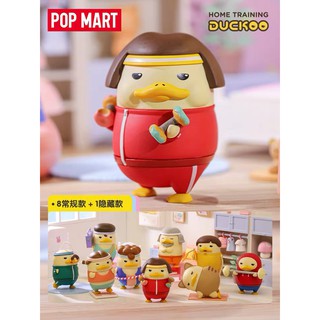 【ของแท้】DUCKOO ตุ๊กตาฟิกเกอร์ Popmart น่ารัก สําหรับตกแต่งบ้าน