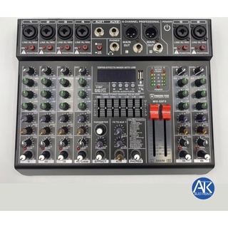 MIXER มิกเซอร์ PROEUROTECH MIX G8FX คาราโอเกะ เอฟเฟค บลูทูธ USB เครื่องเสียง BT EFFECT