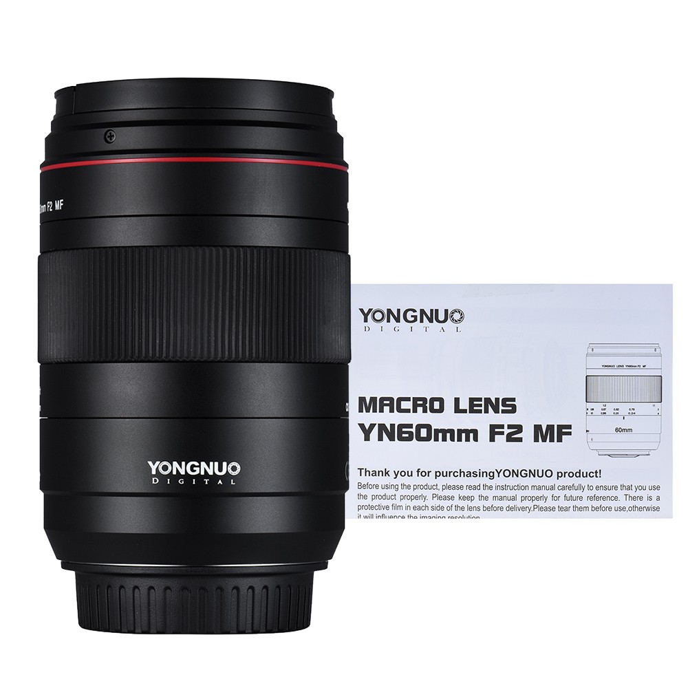 Yongnuo YN 60mm f/2 MF MACRO for Canon EF รับประกัน 1 ปี | Shopee Thailand