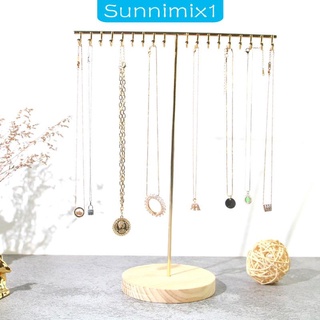 [sunnimix1] ชั้นวางสร้อยคอ ต่างหู แบบแขวน สําหรับเคาน์เตอร์