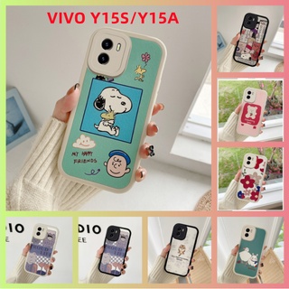 เคส Vivo Y15S Y01 Y15A เคสโทรศัพท์ซิลิโคนกันกระแทก สนูปปี้. ลายน่ารัก KLQ