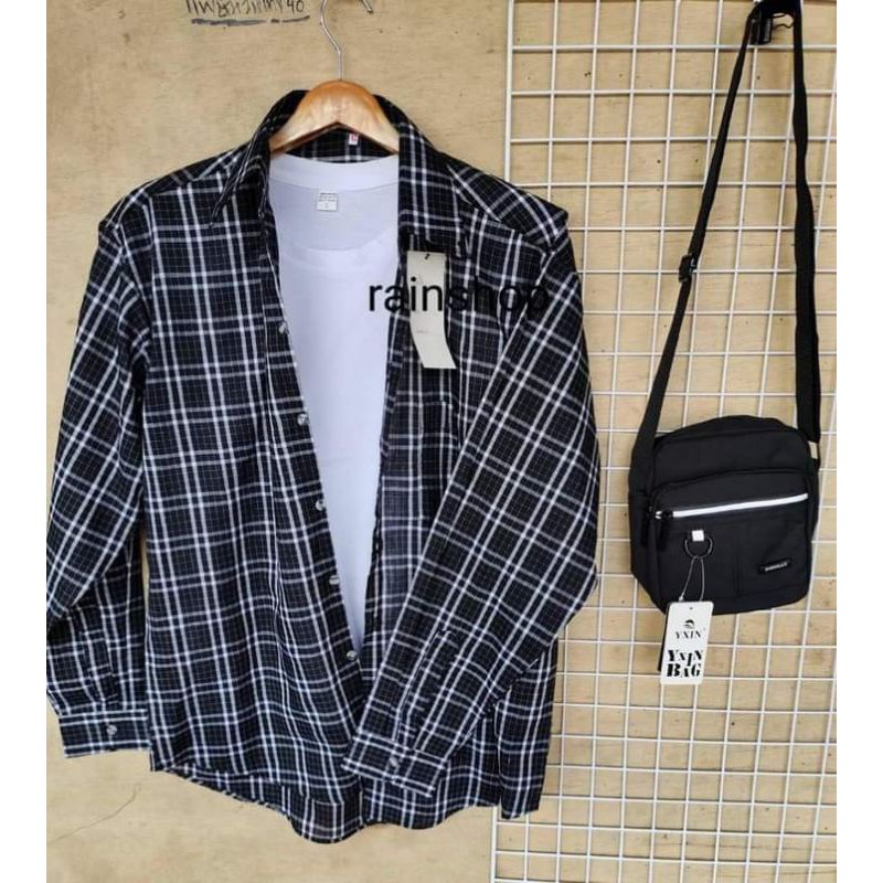 เสื้อเชิ้ตแขนยาว เสื้อเชิ้ตผู้ชาย  เสื้อวินเทจ มาใหม่สุดฮิต ผู้ชาย