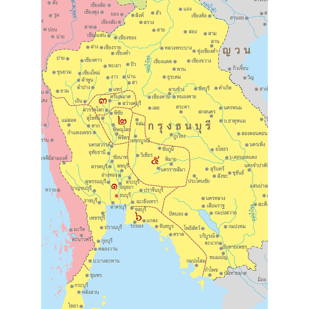 แผนที่ อาณาจักร กรุงธนบุรี 6