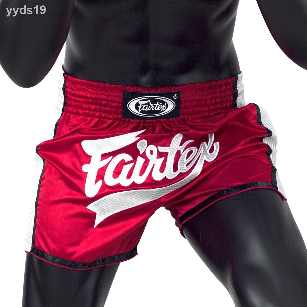 ⊕กางเกงมวยไทย กางเกงมวย แฟร์แทกซ์ Fairtex Boxing shorts BS1704 Red/White Muay Thai shorts