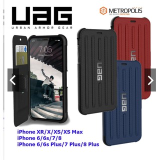 A009 IPHONE11 11PRO 11PROMAX 6G 6PLUS 7G SE2020 7PLUS 8PLUS X XR XSMAX UAG COVER เคสฝาพับ UAG Metropolis