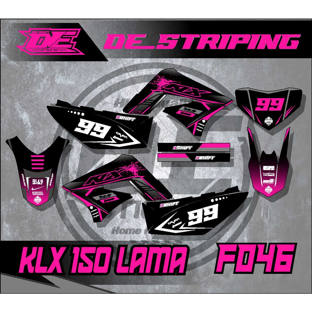 สติ๊กเกอร์ KLX STRIPING OLD KLX 150 OLD F047