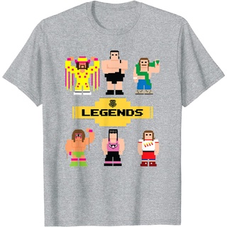 เสื้อยืดโอเวอร์ไซส์เสื้อยืด พิมพ์ลาย Wwe 8-Bit LegendsS-3XL