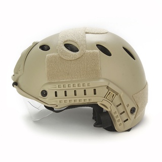 ✑Goggles Edition Camouflage ทหาร HELMET Airborne หมวกนิรภัย FAST Tactical Helmet Maritime Helmet หมวกนิรภัย ABS