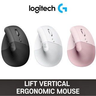 🔥โปรแรง9.9🔥⚡️เมาส์ไร้สายเพื่อสุขภาพ⚡️ LOGITECH LIFT Vertical Ergonomic Mouse Wireless, Bluetooth เมาส์เพื่อความสบาย 1y