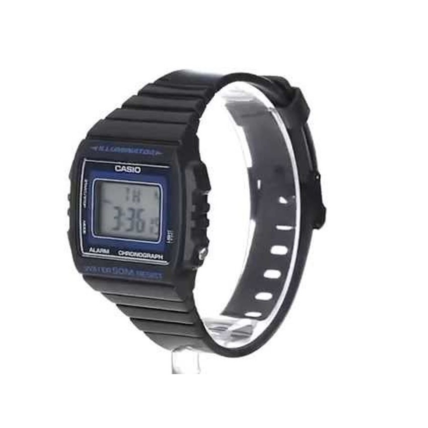 Casio Standard นาฬิกาข้อมือผู้ชาย สีดำ สายเรซิน รุ่น W-215H-8A