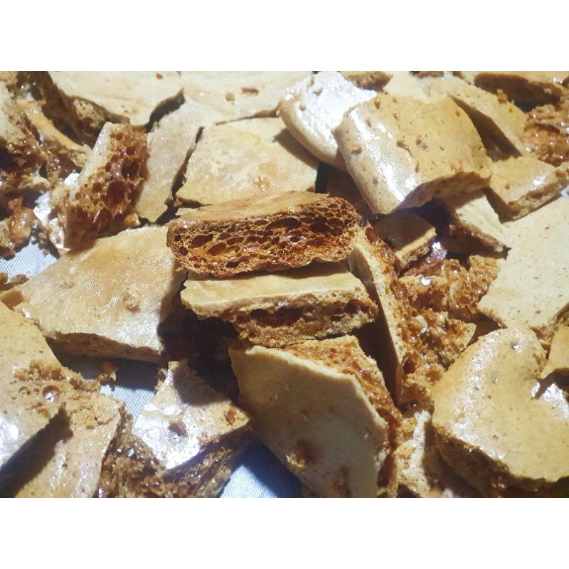 Homemade Korean Sugar Candy [ Dalgona Candy  ( Spongy Candy ) ] ลูกกวาดน้ำตาลโบราณเกาหลี🇰🇷 [ Make to