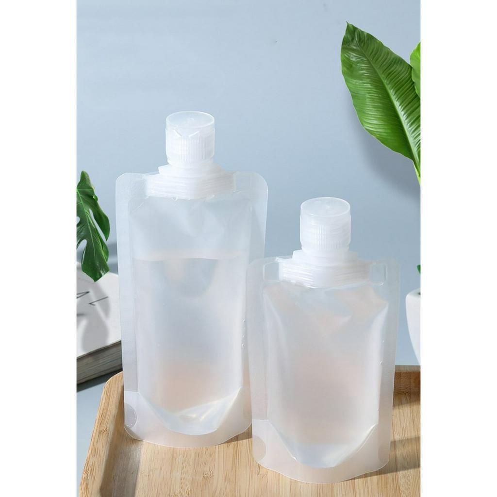 ถุงฝาเกลียวใส่ของเหลว ใช้สำหรับเดินทาง ขวดพบพา ใส่ครีม ขนาด 30/50/100 ml