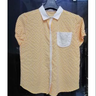 เสื้อคอปก sherbet สก็อตเล็ก​ มีหลายสี  ผ้าดี​  ใส่สบายจ้า