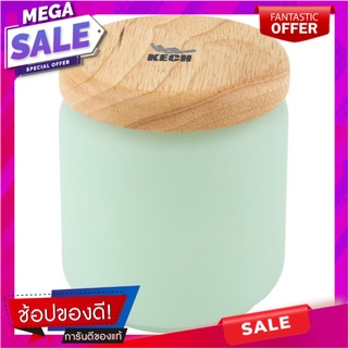 ขวดโหลแก้ว KECH CANDY 0.75 ลิตร สีเขียว ขวดโหล GLASS CANISTER KECH CANDY 0.5L GREEN