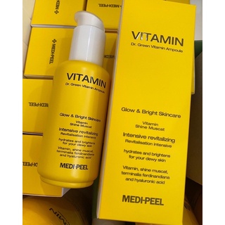 [พร้อมส่ง] 🍋🍊 แอมพูลลดรอยสิว Medi-peel  Dr.Green Vitamin Ampoule 70ml