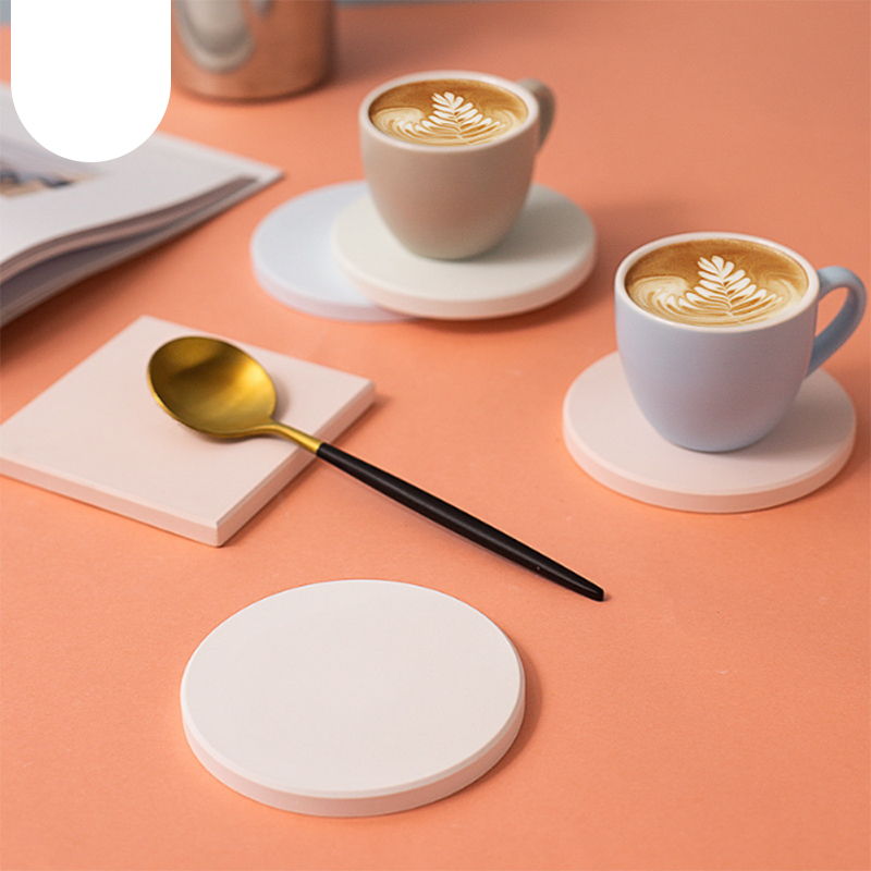 แผ่นหินรองเเก้ว ที่รองแก้วน้ำ ซับน้ำไว แห้งไว แผ่นหินรองแก้วนำเข้าจากญี่ปุ่น ดูดซับน้ำได้อย่างรวดเร็ว ปลอดภัย[MANCAFE]