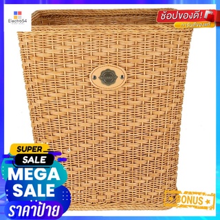 ตะกร้าผ้าเหลี่ยม MONARCH 36x36x40 ซม. สีน้ำตาลLAUNDRY BASKET MONARCH NATURE 36X36X40CM