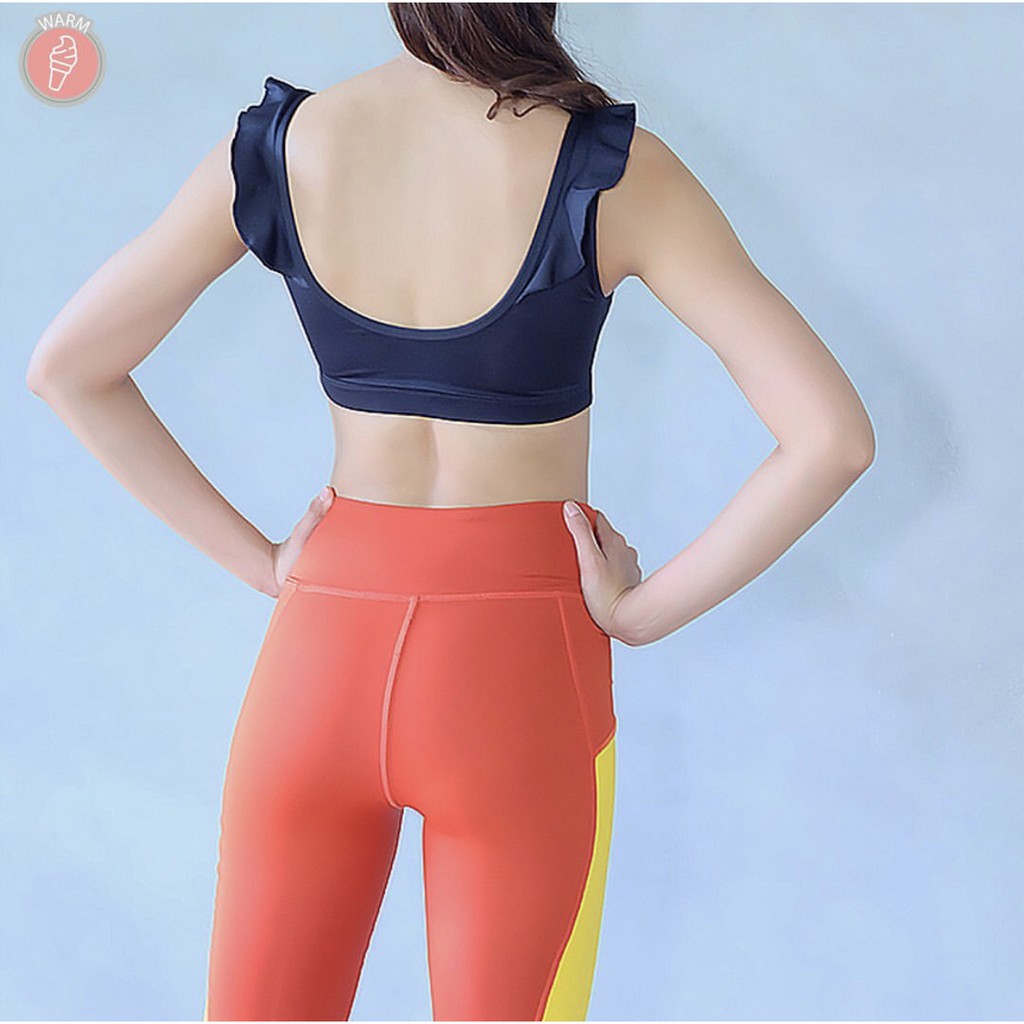 Warm Activewear montage pants yellow