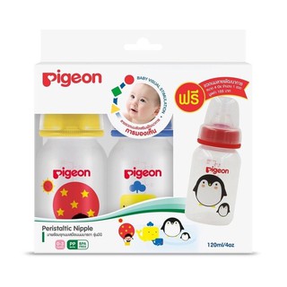 pigeon ขวดนมคอแคบ4,8ออน 2แถม1