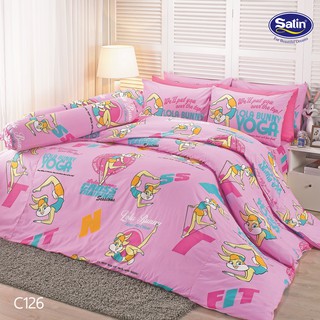 Satin Junior ผ้าปูที่นอน 3.5 ฟุต 3 ชิ้น (ไม่รวมผ้านวม) No.C126Looney tunes