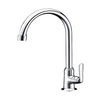 ก๊อกซิงค์ ก๊อกซิงค์ เดี่ยว เคาน์เตอร์ 495.61.173 ก๊อกน้ำ ห้องน้ำ SINK FAUCET HAFELE 495.61.173 CHROME