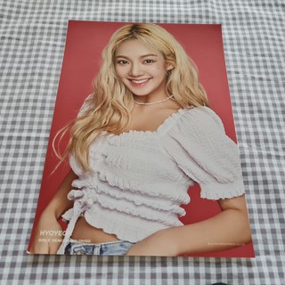 [พร้อมส่ง] โปสเตอร์ A4 ฮโยยอน Hyoyeon Girls Generation Oh!GG 2020 Seasons Greetings Mini Poster