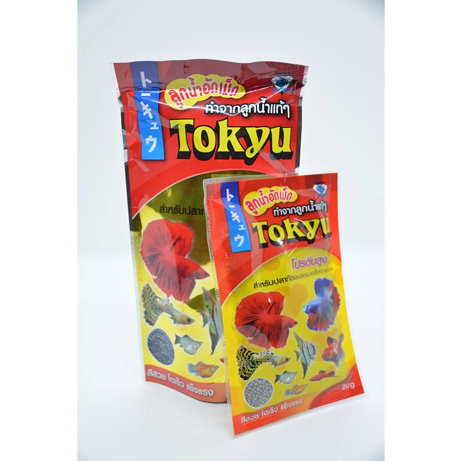Tokyu ลูกน้ำอัดเม็ด 20 g และ 100 g (เม็ดจิ๋ว)