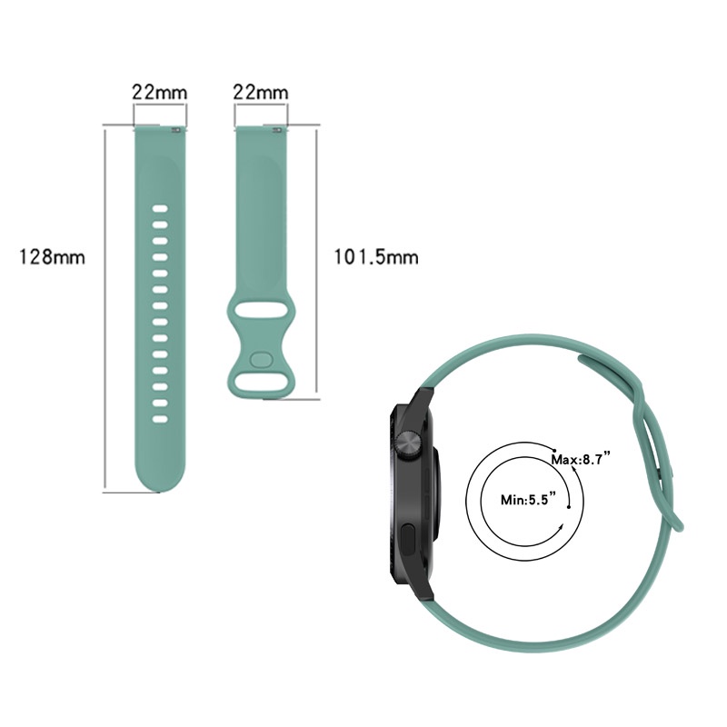 สายนาฬิกาข้อมือซิลิโคน แบบนิ่ม 20 มม. 22 มม. สําหรับ Huami Amazfit GTR mini 42 มม. 47 มม. 2e GTR2 GTR3 Pro GTR4 Pace Stratos