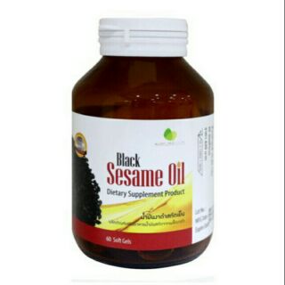 black sesame oil น้ำมันงาดำสกัดเย็น