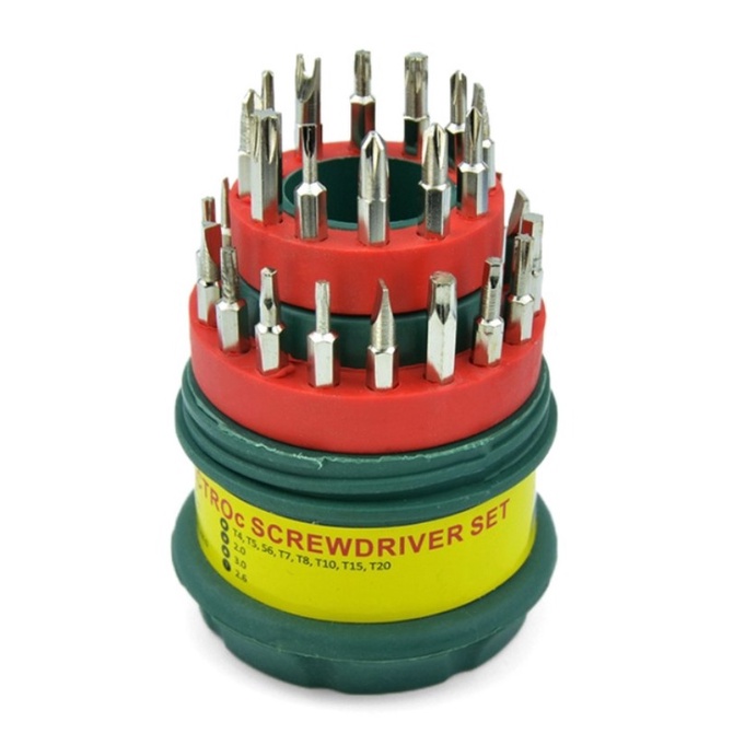 ชุดไขควง ชุดไขควงหัวแม่เหล็ก เซ็ตไขควงอเนกประสงค์พร้อมหัวเปลี่ยน 31 แบบ ไขขวงพกพา 31 in 1 ไขควง - รูปที่ 3