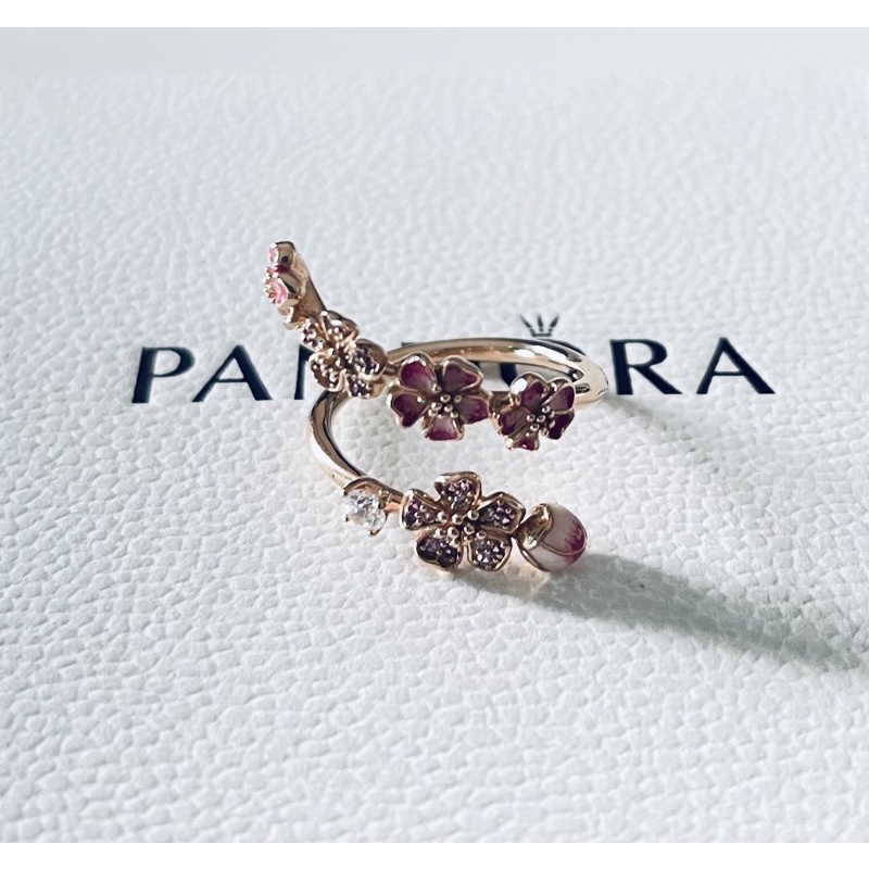 Pandora แท้💯% แหวนดอกไม้ ไซส์ 52🌸 new
