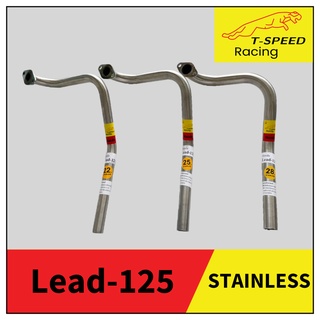 คอท่อ Honda Lead-125 NEW 2021 สแตนเลส 🔩 Stainless steel แท้ เกรด 304  หนา: 1.2 มิลลิเมตร  Size 22 m.m. ราคา 350 บาท Size 25 m.m. ราคา 380 บาท Size 28 m.m. ราคา 420 บาท