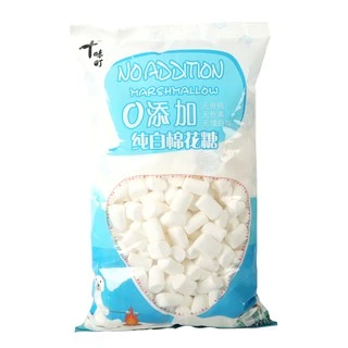 มาร์ชเมลโล มาร์ชแมลโล มาร์ชเมโล หวานน้อย ปราศจากสารปรุงแต่งขนาด 1000g baking Snacks candy original Marshmallow烘培零食原味棉花糖