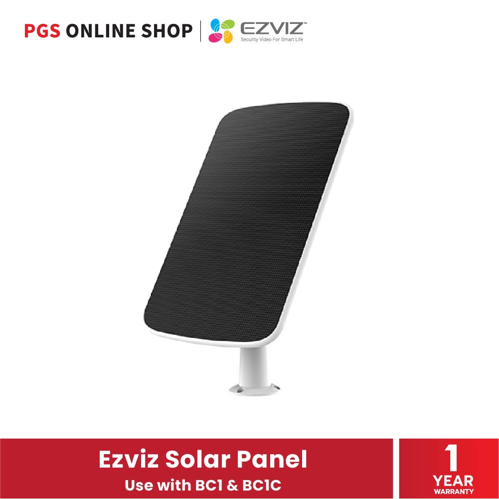 Ezviz Solar Panel (แผงโซล่าเซลล์) Use with BC1 & BC1C สินค้ารับประกัน 1 ปี