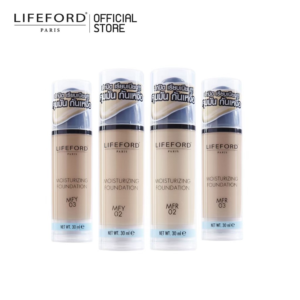 Lifeford Paris ไลฟ์ฟอร์ด ปารีส Moisturizing Foundation 30ml รองพื้น