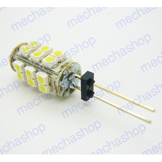 หลอดไฟ LED G4 26SMD 1210 12V DC 200lm 6000K/3000K แสงสีขาว / แสงสีขาวอมเหลือง