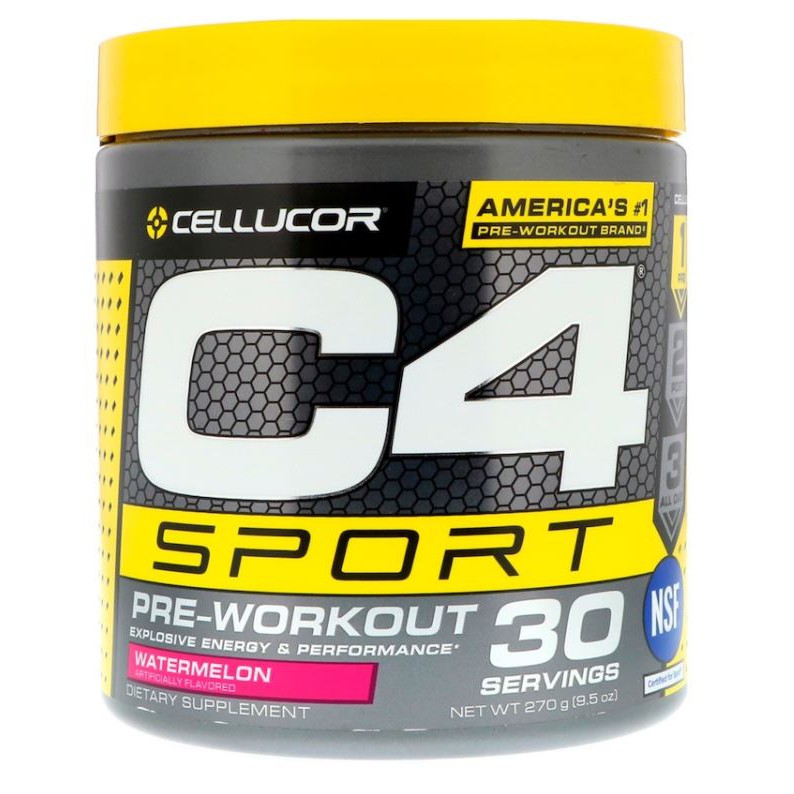 01gl Cellucor C4 Sport Pre Workout Powder Preworkout Energy Nsf Certified 135mg Caffeine Creatine Monohydrate Shopee Thailand