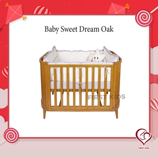 Baby Bed Sweet Dream Oak&amp;whiteเตียงเด็กอ่อน#firstkids#kidsthailand