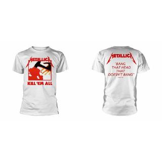 เสื้อยืด พิมพ์ลาย Metallica Kill Em All Thrash Metal Classic Jump In The Fire สําหรับผู้ชาย