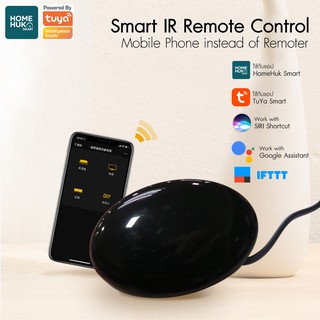 Smart IR Remote Wi-Fi รีโมทควบคุมไร้สาย สำหรับสั่งการเครืองใช้ไฟฟ้า สั่งงานด้วยเสียงได้ รีโมทคอนโทรล รุ่น SM-IR - สีดำ