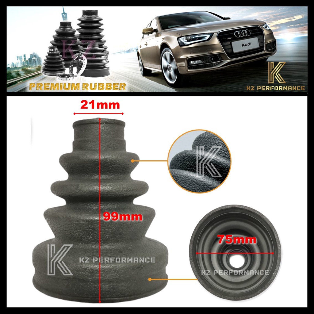 HONDA ACCORD SDA CM4 CM5 HONDA CIVIC SNG 2.0 HRV RU5 21MM - 75MM DRIVE SHAFT BOOT IN 44315-SDE-T01