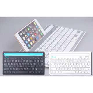 razeak ws-bk102 คีบอร์ด บูทูท วางโทรศัพท์ ชาร์จแบตได้ในตัว Bluetooth Multi-Device Keyboard window/mac/android/os