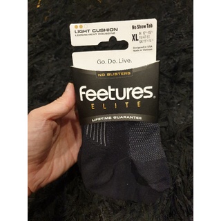 ถุงเท้า FEETURES Elite Light Cushion No Show Tab