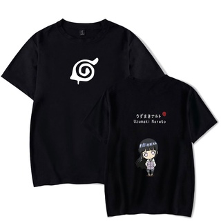 Naruto เสื้อผ้าคุณผู้หญิงและคุณผู้ชาย เสื้อทีเชิ๊ต เสื้อยืดคอกลมแฟชั่นunisex เสื้อแขนสั้นใส่ได้ทั้งผู้หญิงและชาย NT017A