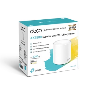 TP-LINK DECO_X20-PACK1 AX1800 Whole Home Mesh Wi-Fi 6 System (Warranty LT)