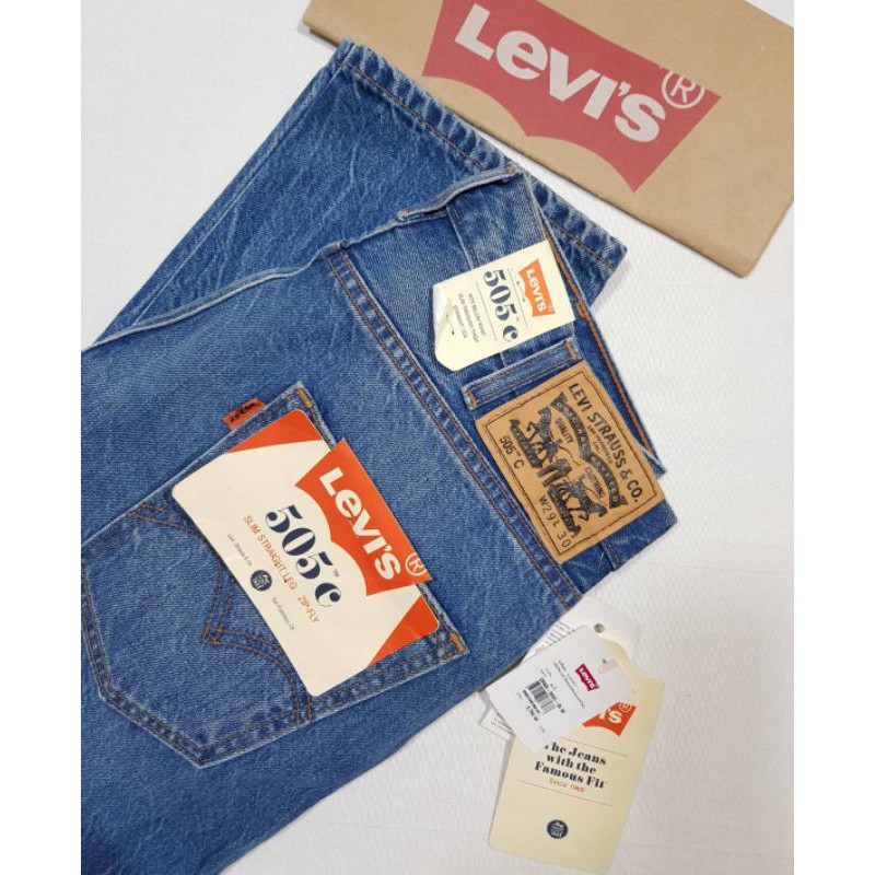 Levi's® Men 505C Jeans Orange Tab - Kingdom มือหนึ่ง - jeans_dee - ThaiPick