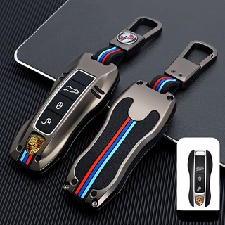 เคสกุญแจรีโมทรถยนต์ โลหะผสมสังกะสี สําหรับ Porsche Cayenne macan Paramela 718 911