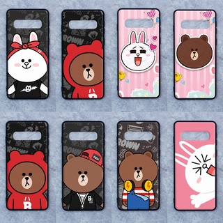 เคส Samsung S10 ลายหมีบราวน์ ขอบนิ่มหลังแข็ง เคสมือถือ เคสโทรศัพท์ Case เคส TPU ขอบนิ่มหลังแข็ง ไม่ขูดตัวเครื่อง