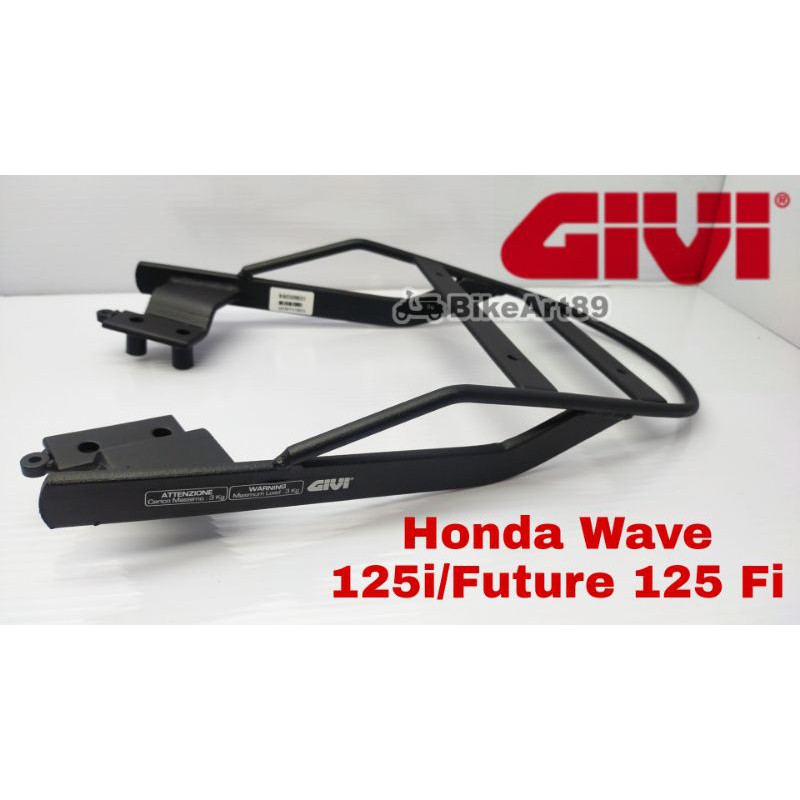 Monorack Givi Honda Wave125i / Future125 Fi Givi Advance Black Givi และ Grip Lock